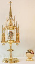 Antique Silver Gothic Monstrance ref 7734